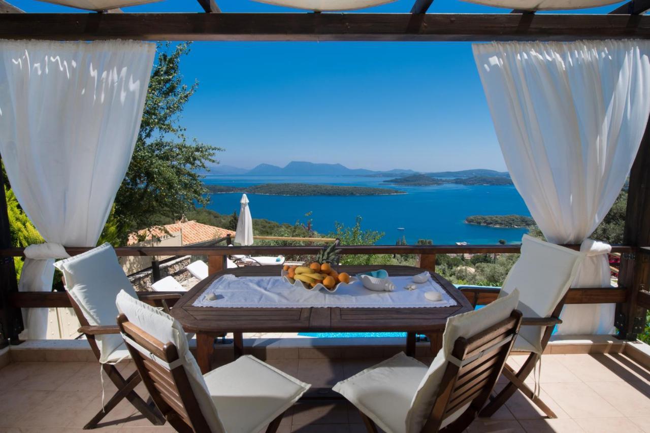 Villa Pasithea - Breathtaking Seaviews, Infinity Pool, Privacy, Close To The Beach Nydri  Dış mekan fotoğraf