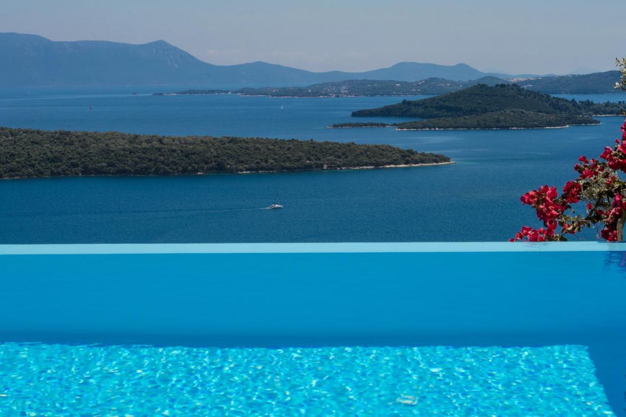 Villa Pasithea - Breathtaking Seaviews, Infinity Pool, Privacy, Close To The Beach Nydri  Dış mekan fotoğraf