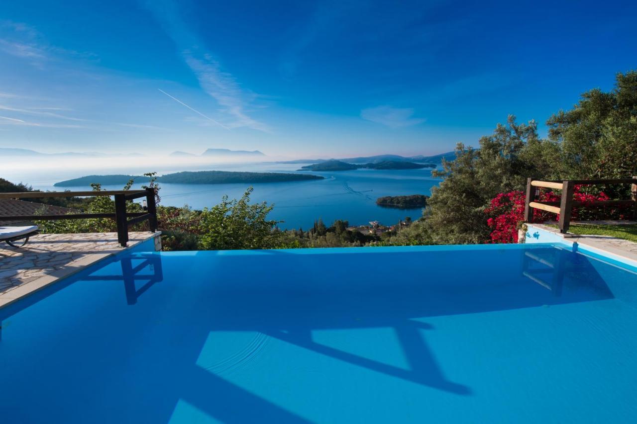 Villa Pasithea - Breathtaking Seaviews, Infinity Pool, Privacy, Close To The Beach Nydri  Dış mekan fotoğraf